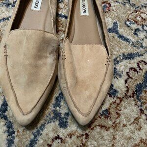 STEVE MADDEN TAN SUEDE LEATHER FLATS SIZE 9M